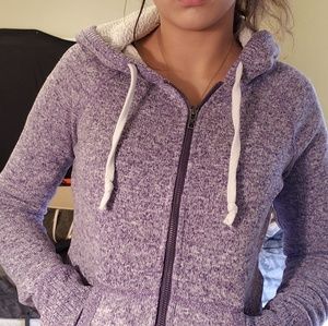 Casual purple jacket